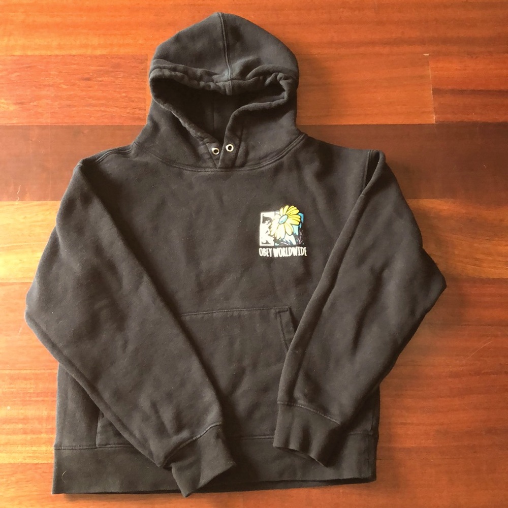 Obey black sweatshirt women’s XS